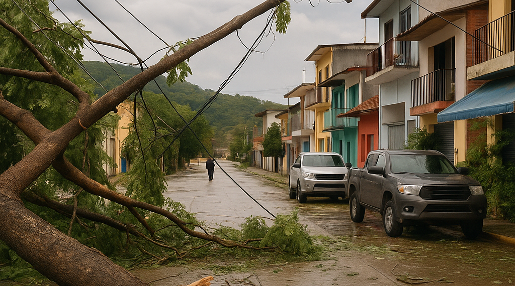 Guerrero y Oaxaca reportan afectaciones menores tras el paso de la tormenta Boris
