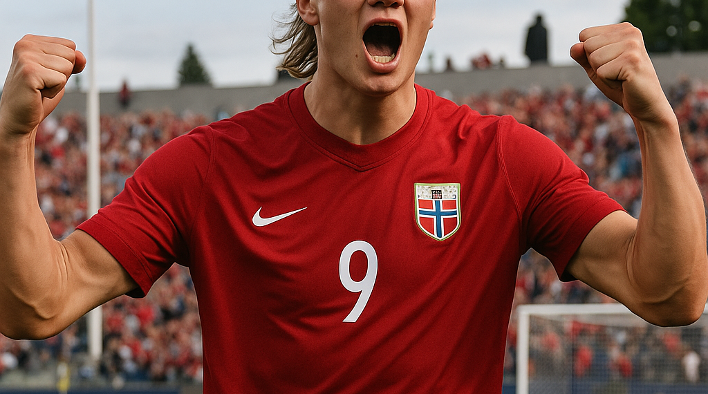 Haaland guía a Noruega a rendimiento histórico en Mundiales