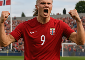 Haaland guía a Noruega a rendimiento histórico en Mundiales