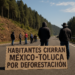 Bloquean pobladores la México-Toluca por tala ilegal
