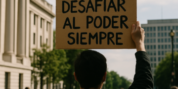 El actor Pepe Viyuela posa en medio de la escenografía de la obra 'Timón de Atenas', durante un ensayo de la obra en Madrid.
