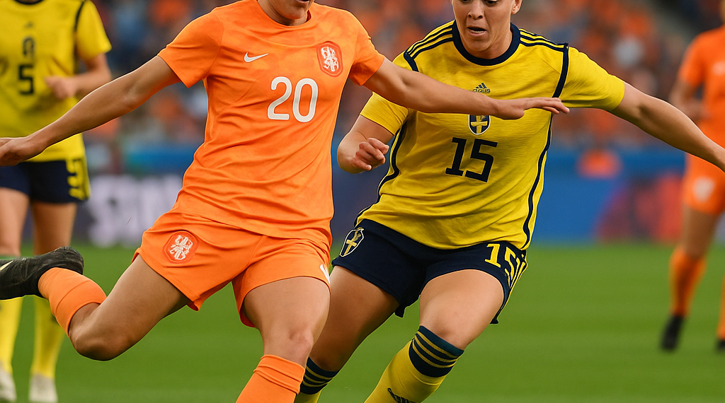 Países Bajos golea 5-1 a Suecia
