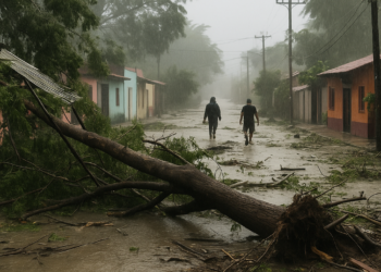 Toca tierra tormenta 'Boris' en límites de Guerrero y Oaxaca