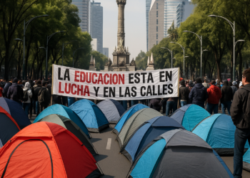 Bloquea CNTE, otra vez, Paseo de la Reforma
