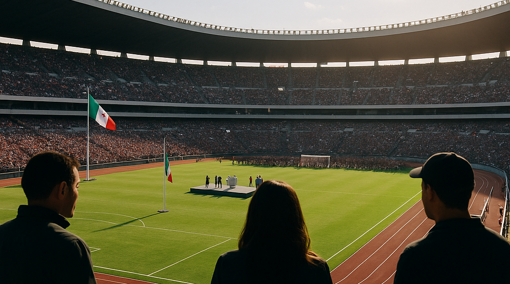 Abren las puertas del Estadio CDMX para la inauguración