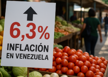 La inflación en Venezuela bajó a 6.3% en mayo: Banco Central