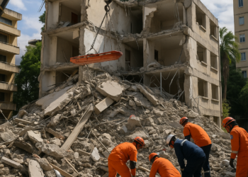 Comienzan tareas de rescate tras fuertes sismos que derrumbaron casas y edificios en Venezuela