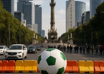 Cierran Reforma por preparativos para el México-Chequia