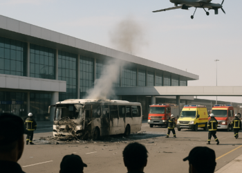 El régimen de Irán atacó con drones el Aeropuerto Internacional de Kuwait y dejó a varias personas heridas