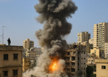 Israel bombardea "un centro de mando de Hizbulá" en Beirut tras recibir ataques en el norte de su país
