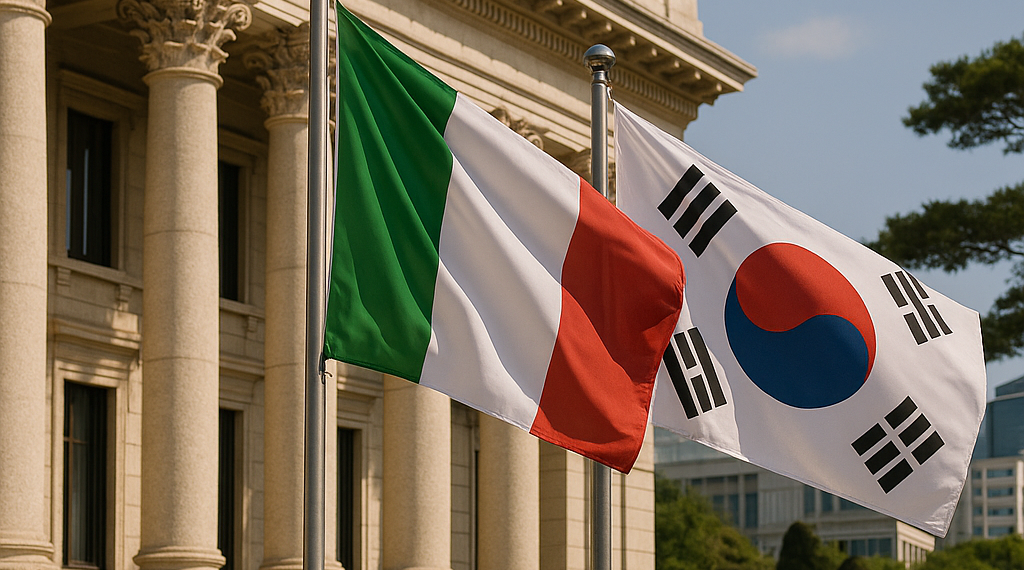 Italia y Corea del Sur elevan su alianza estratégica con acuerdos en defensa y tecnología