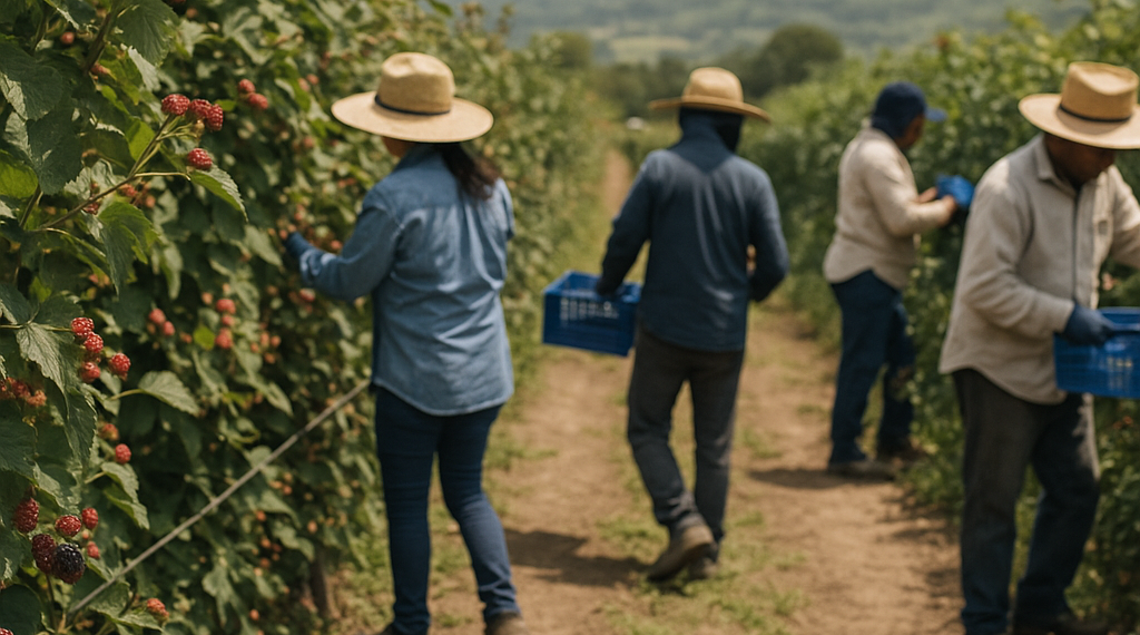 Jalisco supera a Michoacán en valor de producción de berries