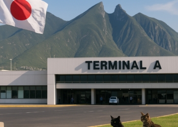 La Selección de Japón llega a Monterrey