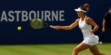 Jessica Bouzas supera sin apuros la primera ronda de Eastbourne