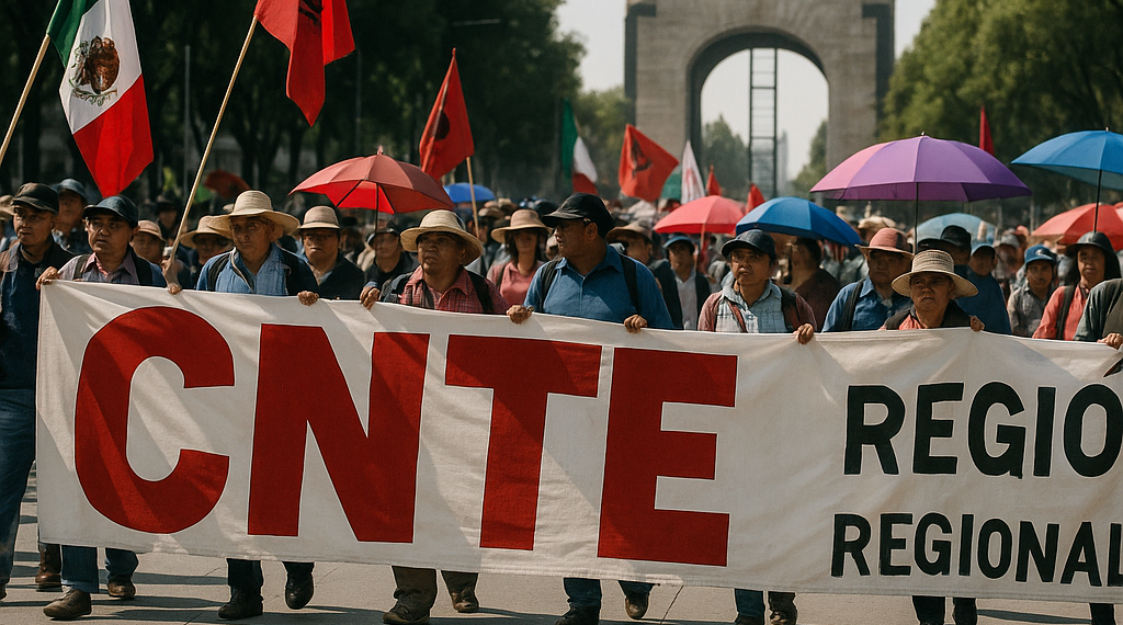 La CNTE está movilizada en CDMX e interior desde hace dos semanas