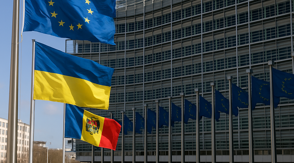 La Unión Europea abrió el primer bloque de negociación de adhesión con Ucrania y Moldavia