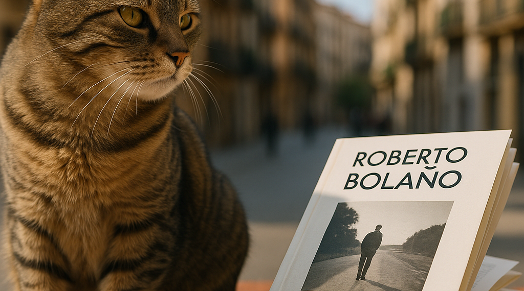 El escritor Roberto Bolaño, en Barcelona en 1997.