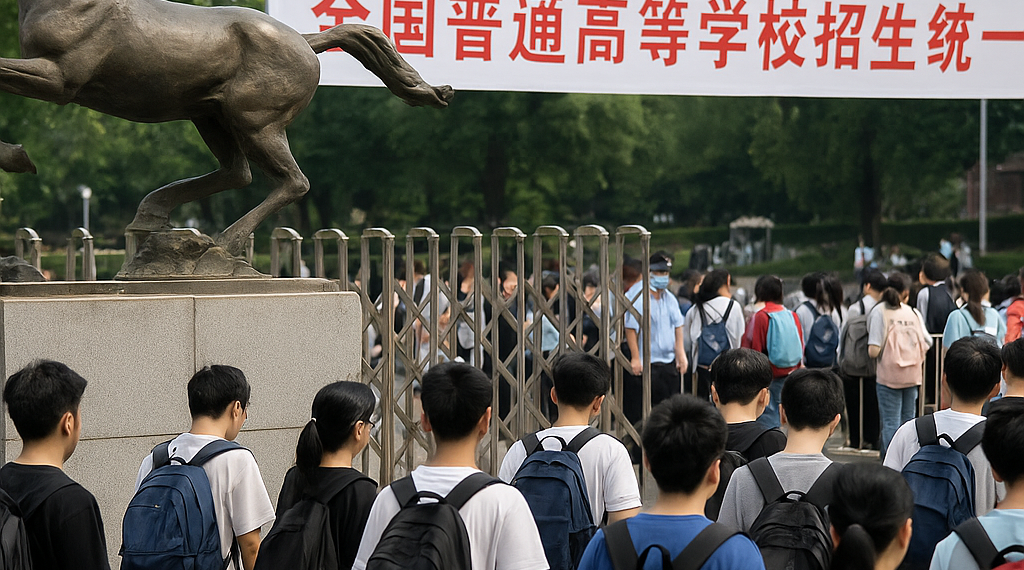 El examen que paraliza China: 12,9 millones de estudiantes compiten por un billete hacia la élite