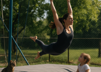 Lara Renard, trapecista y madre: “Esto es lo más maravilloso que he hecho con mi cuerpo” | Cultura