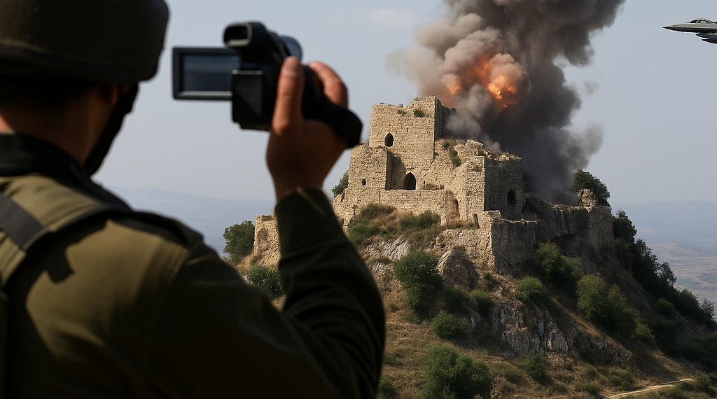 El Ejército israelí difundió nuevos videos de su ofensiva contra Hezbollah en la captura de la fortaleza medieval de Beaufort