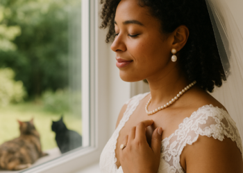 Leila Roker Wore Her Mother’s Diamond and Pearl Wedding Earrings for Her Transatlantic Celebration