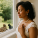 Leila Roker Wore Her Mother’s Diamond and Pearl Wedding Earrings for Her Transatlantic Celebration