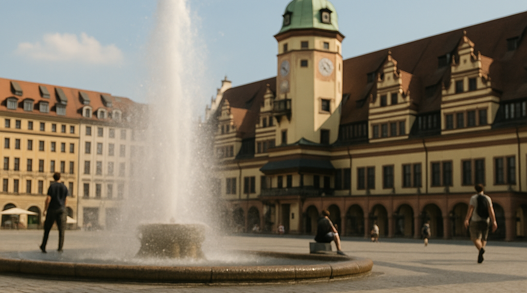 La ciudad alemana de Leipzig, donde el calor derritió las juntas de los raíles del tranvía, pide ayuda a los ciudadanos para eliminar el fundido