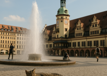 La ciudad alemana de Leipzig, donde el calor derritió las juntas de los raíles del tranvía, pide ayuda a los ciudadanos para eliminar el fundido