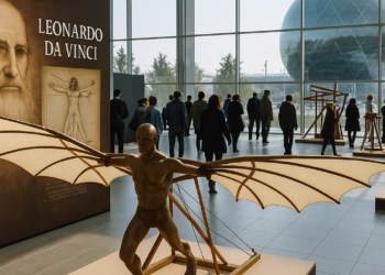 Leonardo da Vinci sorprende en Astaná con una exposición interactiva y tecnología de vanguardia
