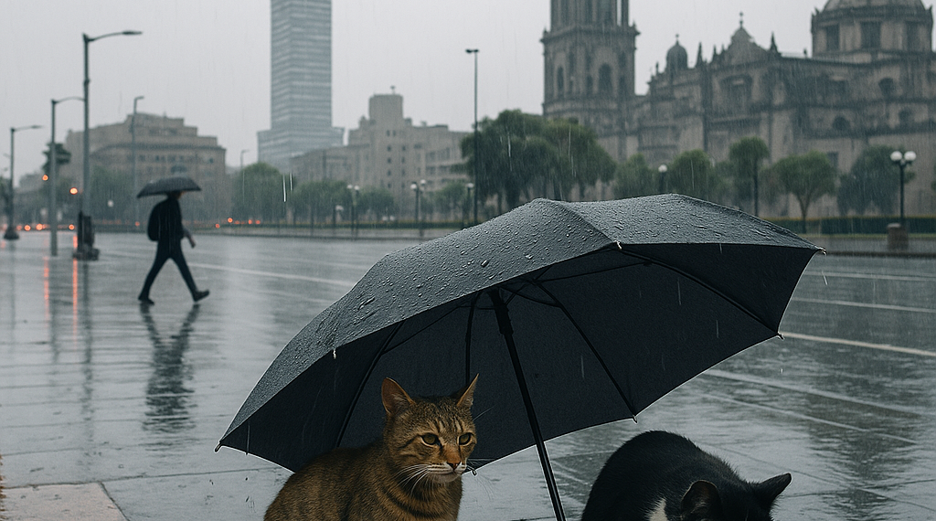 Pega lluvia en CDMX