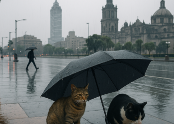 Pega lluvia en CDMX