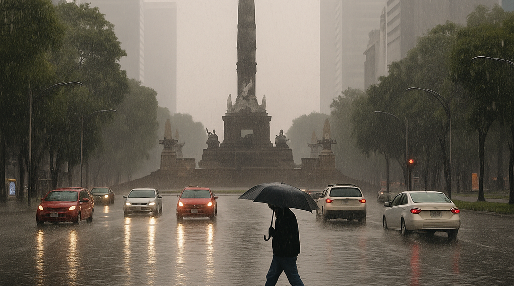 Golpean lluvias a CDMX
