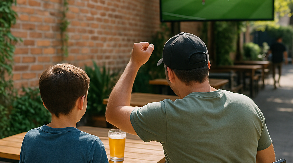 Restaurantes para celebrar a papá y el fútbol