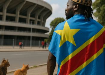 Quién es Lumumba Vea, el fanático del Congo que se volvió viral por permanecer inmóvil durante los partidos