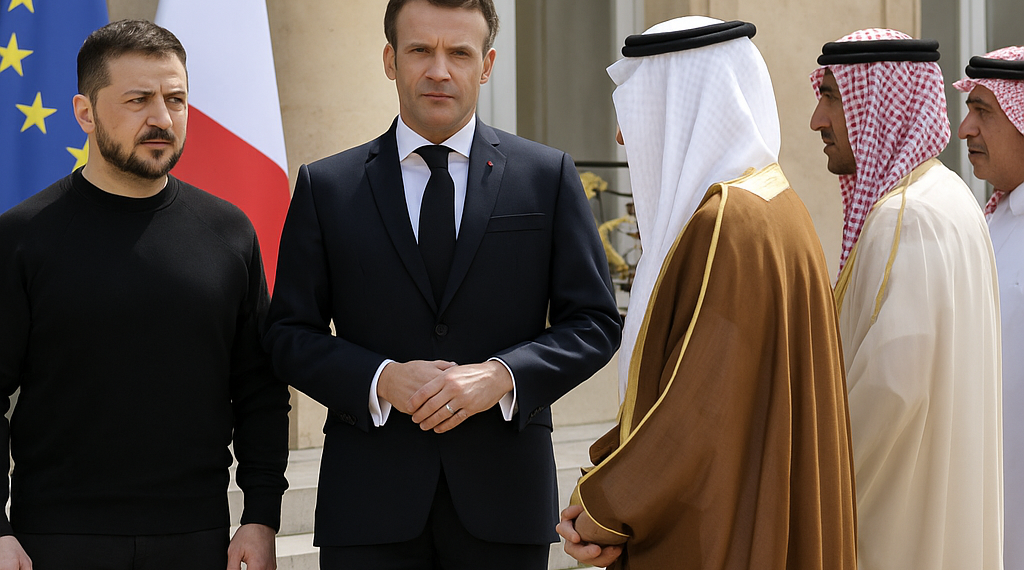 Macron convocó a Zelensky y a líderes de países árabes al G7 para abordar las guerras y debatir iniciativas de paz