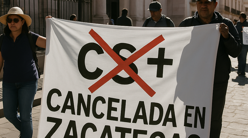Persiguen maestros a CSP; cancelan gira en Zacatecas