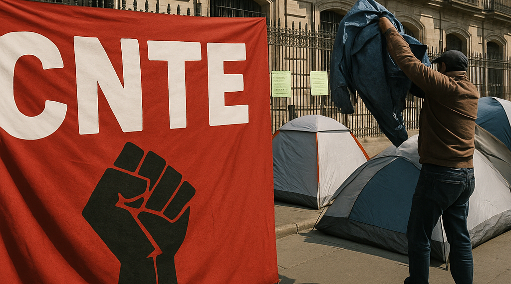 Maestros de la CNTE acuerdan retirar el paro nacional tras pactar con el gobierno