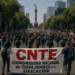 Protesta CNTE en Reforma; van a oficinas de Afores