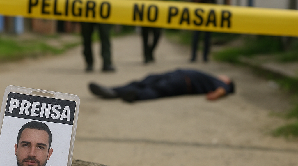 Asesinan a un periodista en Colombia, el segundo en un mes