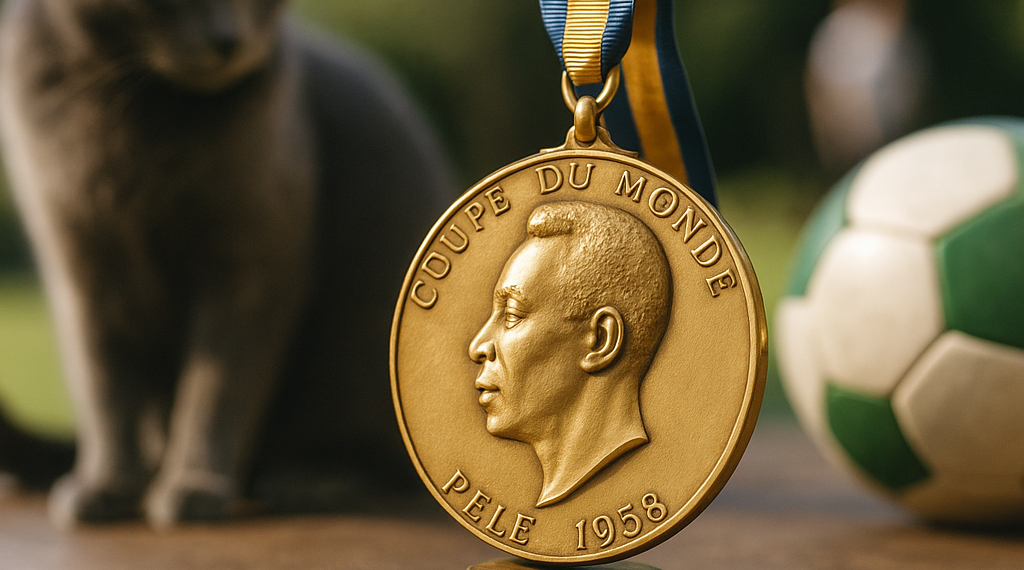 Medalla de Pelé del Mundial de 1958 sale a subasta