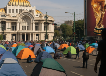 Exhibe prensa internacional caos de la CNTE previo a Mundial