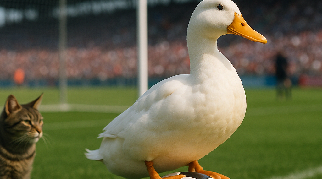 Merlín el pato la sensación del Mundial 2026