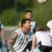 Messi se divierte en su 39 cumpleaños entrenando con Argentina