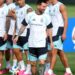 Messi entrena con Argentina después del reporte sobre la salud de su padre