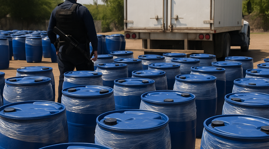 México incauta más de 24,000 litros de metanfetamina en Los Mochis, Sinaloa