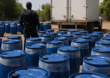 México incauta más de 24,000 litros de metanfetamina en Los Mochis, Sinaloa