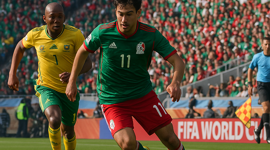 Derrota México a Sudáfrica en la inauguración del Mundial
