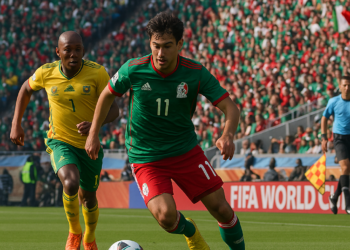 Derrota México a Sudáfrica en la inauguración del Mundial