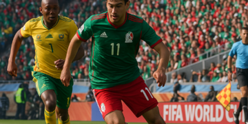 Derrota México a Sudáfrica en la inauguración del Mundial