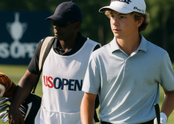 Miles Russell de 17 años se clasifica para el US Open con el hijo de Tiger como caddie